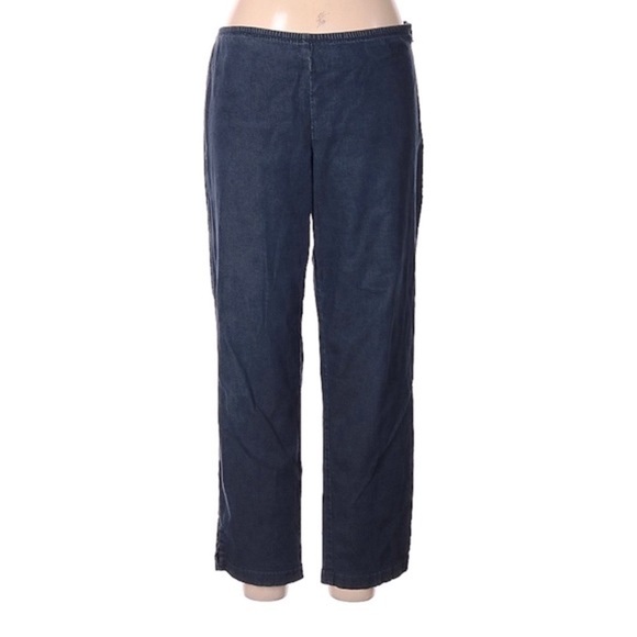 Eileen Fisher Relaxed Fit Casual Cropped Pants - Picture 1 of 4